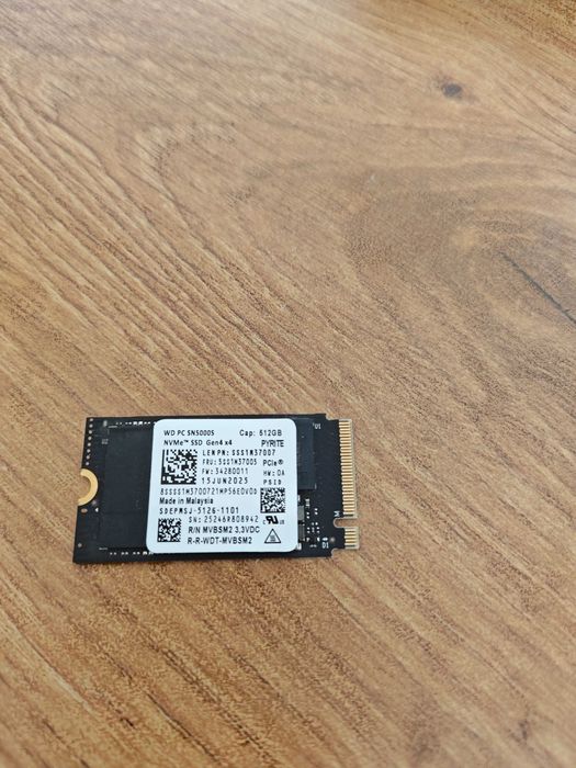 SSD WD SN 5000 - 512GB Gen4 /Диск за компютър