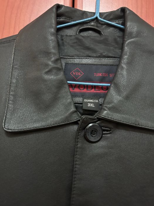 куртка кожаная мужская размер 3хл