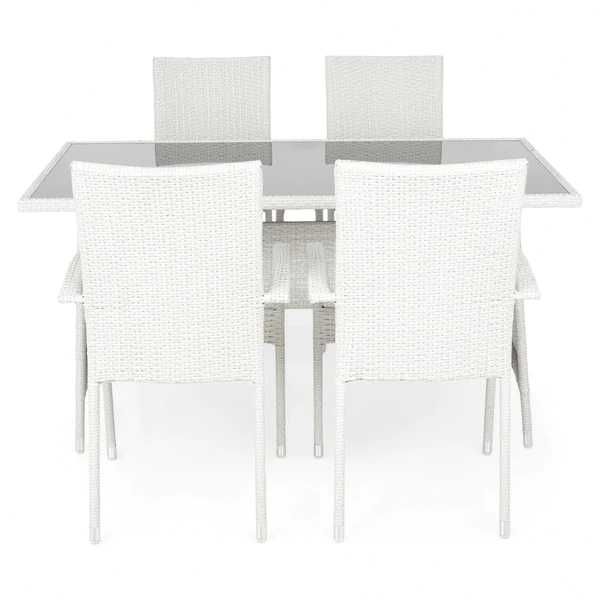 Set mobilier gradina/terasa/balcon 4 scaune + masă 150 x 90 OFERTA