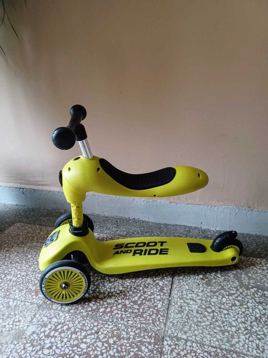 Scoot and Ride Тротинетка 2 в 1 Highwaykick 1 Lime