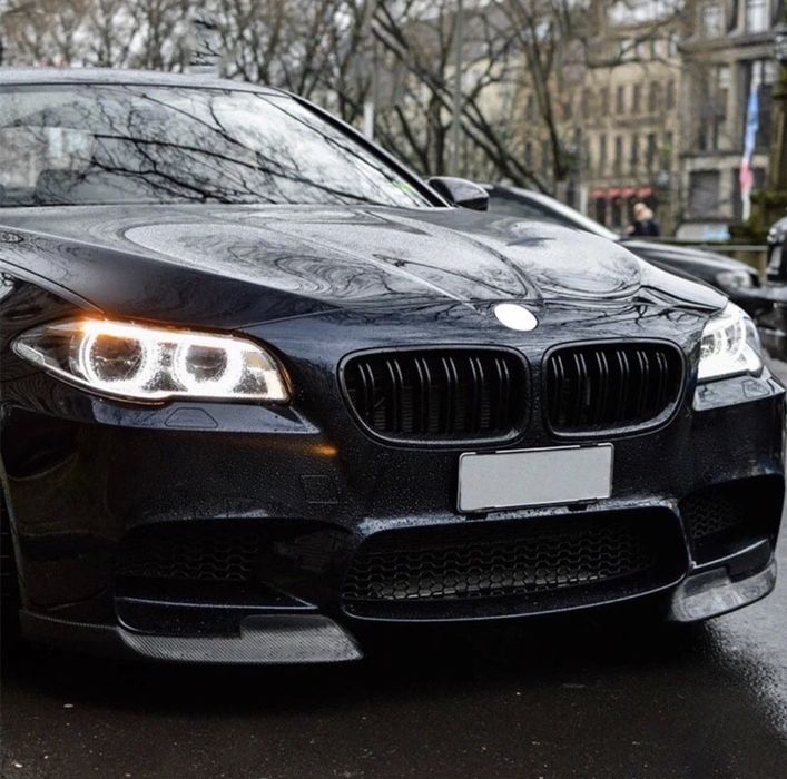 Set nari grile dubla lucioase Negre Black Bmw F10 F11 F18 seria 5 M