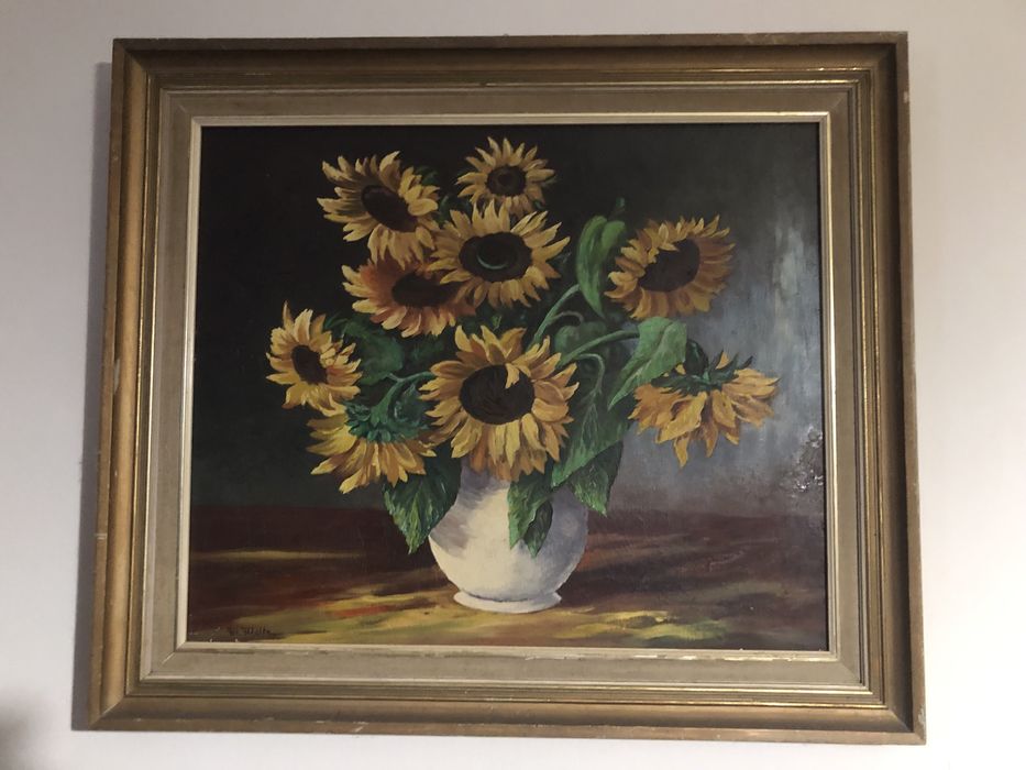 Astept oferte! Tablou vechi semnat pictura in ulei