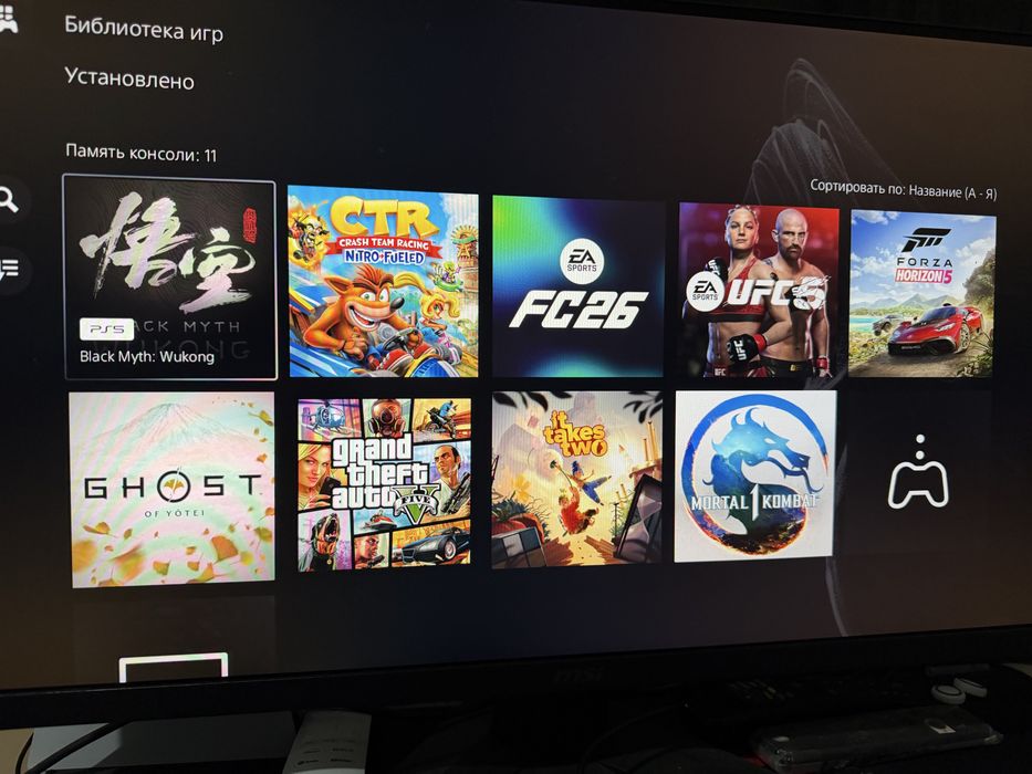 Ps5 Yangi Koreyadan Kelgan Xotirasi 1TB ichida 9ta Top uyini bor