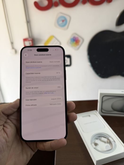 Vand Iphone 15 Plus 128Gb full box