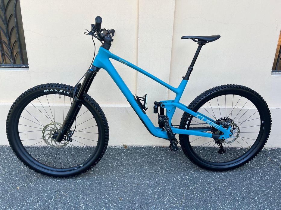 Bicicleta MTB CUBE STEREO One55 29" carbon XL 1x12 Shimano Deore XT furca FOX 36