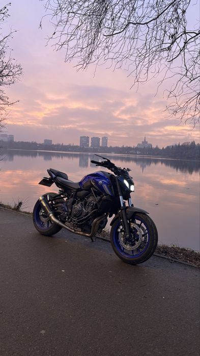 Vand Yamaha MT-07 Limitat A2(acte) si evacuare trecuta in talon