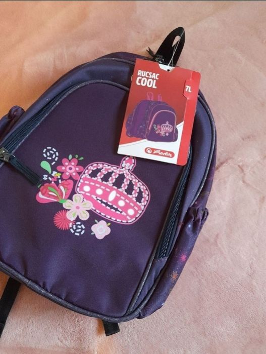 Rucsac nou 7l herlitz ghiozdan scoala fete fata fetita Herlit Queen