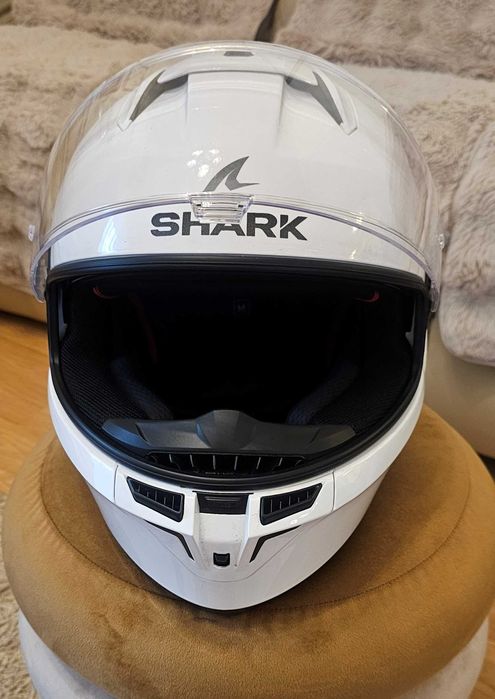 Casca moto SHARK D-SKWAL 3 BLANK alb