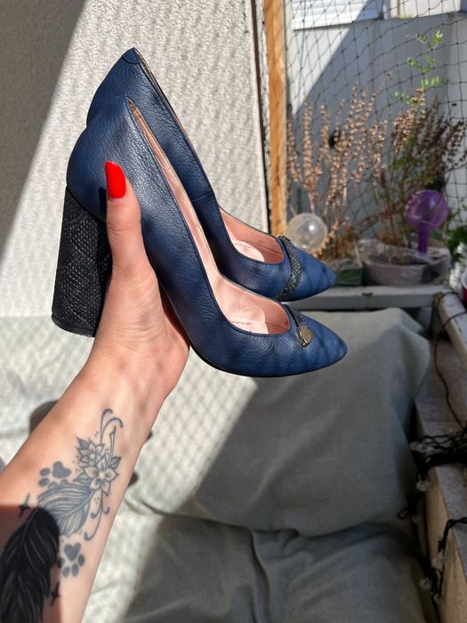Pantofi piele naturală Garkony mărimea 36