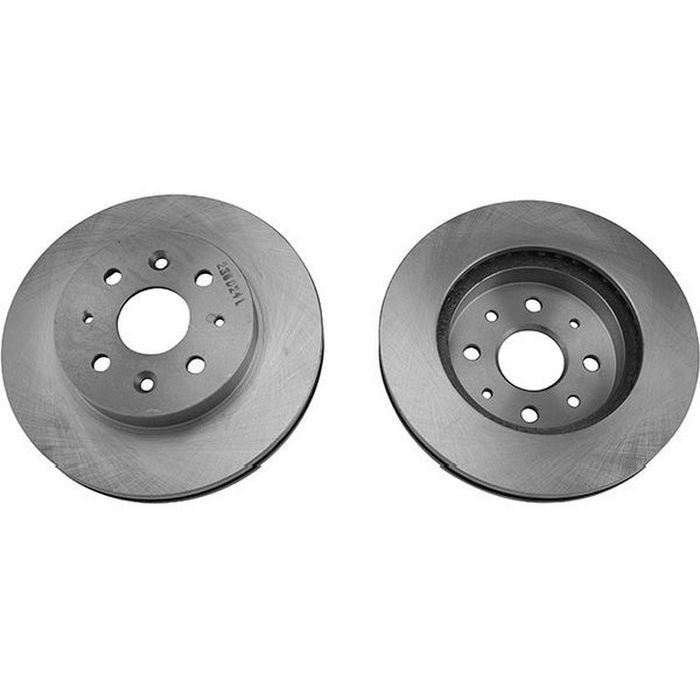 Set disc frana Kia Rio 1 Liftback (DC) 2000-2005, Rio 1 Sedan (DC) 2000-2005, 253,90x24mm, montare: punte fata, ventilat, OE 51712FD300, SRLine
