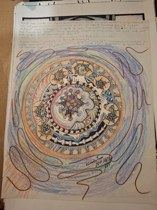 Мандали ръчно рисувани- цената е за 1бр.