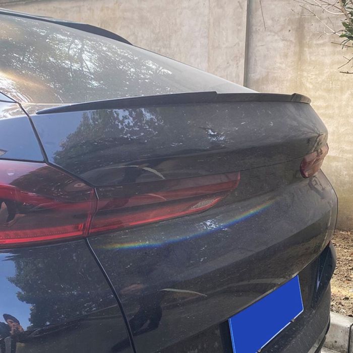 Спойлер лип за багажник – BMW X6 G06 (2020+), черен гланц, бмв