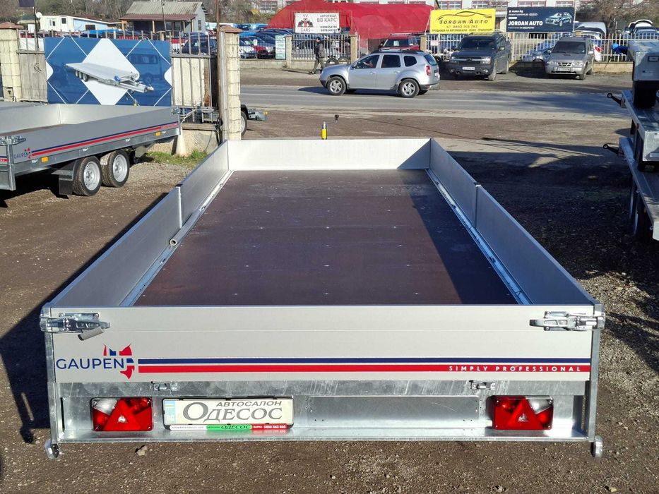 НОВО бордово ремарке GAUPEN N35-588 2 MASTER