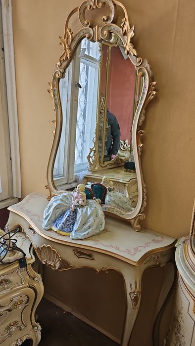 Италианска барокова конзола със огледало