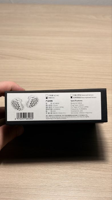 наушники KZ AM 16 BASS