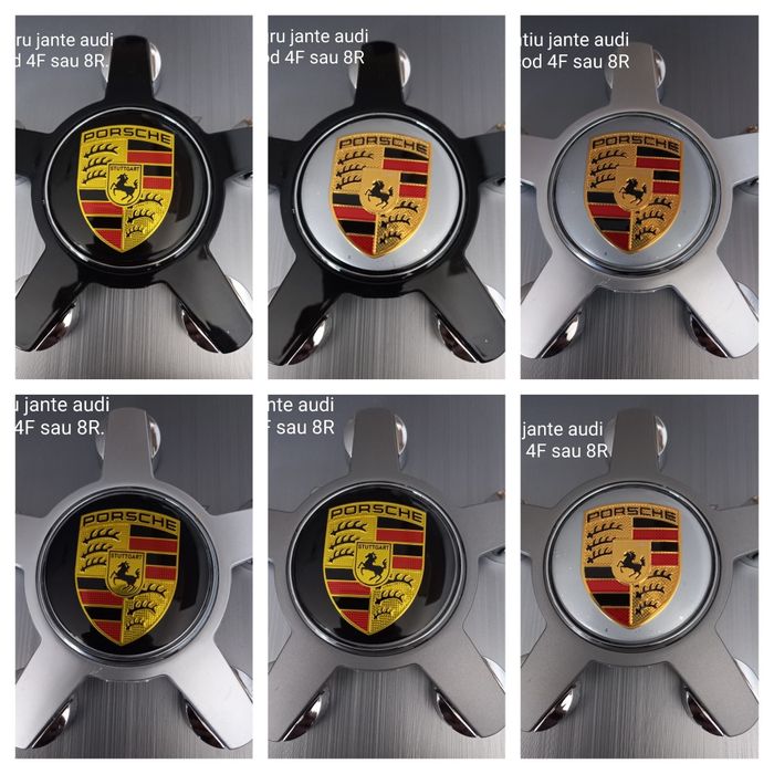 Porsche- set 4 capace pentru jante aliaj