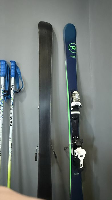 Rossignol комплект ски + щеки + обувки