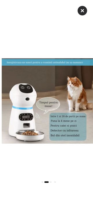 Hranitor automat pisici/catei