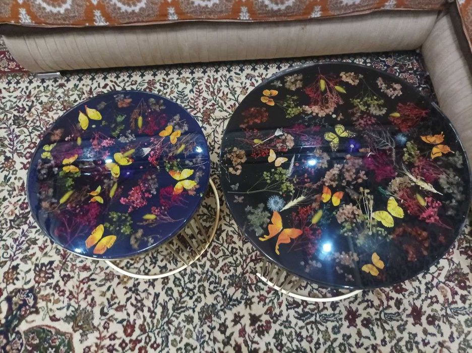 Декоративные парные столы