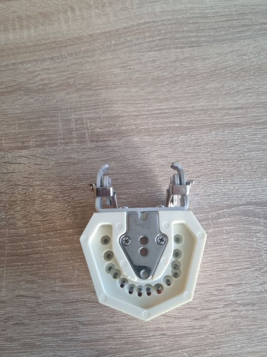 Model antrenament stomatollgie cu dinti din acrilat detasabili.