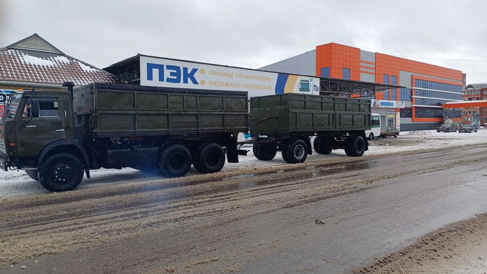 Грузоперевозки на камазе с прицепом