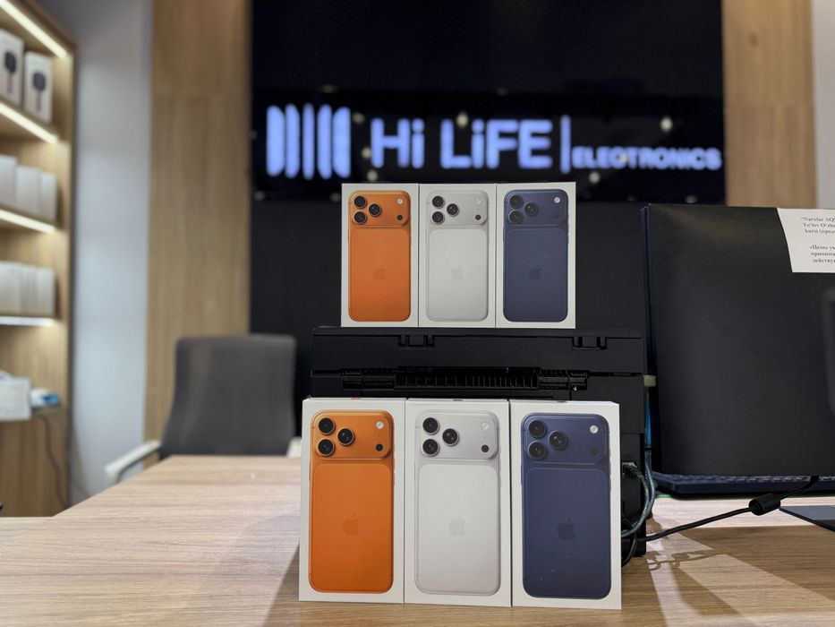 iPhone 17 Pro Max SIM+eSIM Rassrochka + BONUS | Boshlang'ich 400