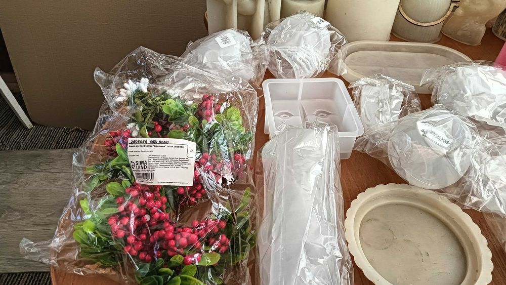 Силиконовые формы + вибростолик