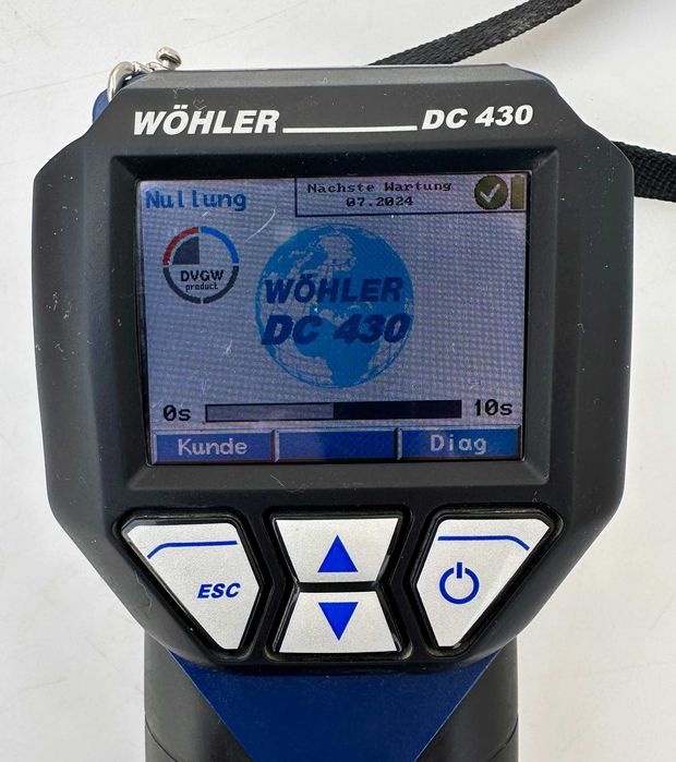 WÖHLER DC 430 - Уред за измерване херметичност