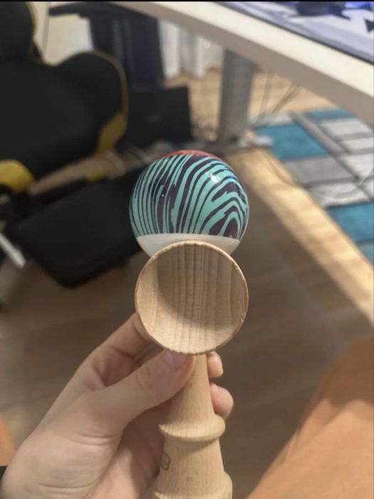 Kendama sweets boost laser tag