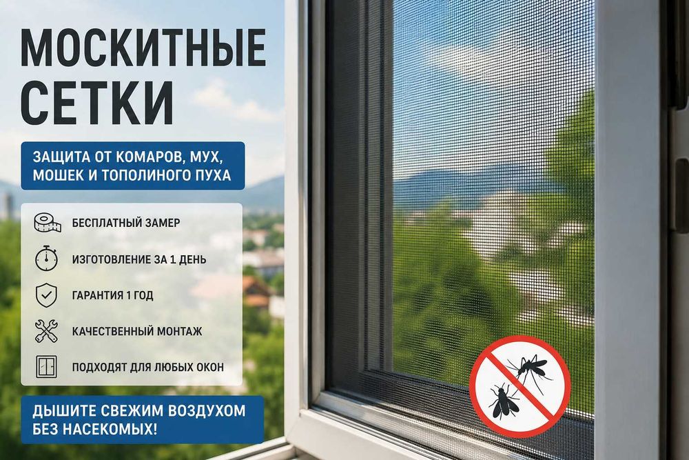 Москитные сетки Алматы!!!