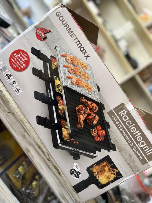 Raclette Grill GOURMETmaxx за 8 души – използван, в отлично състояние