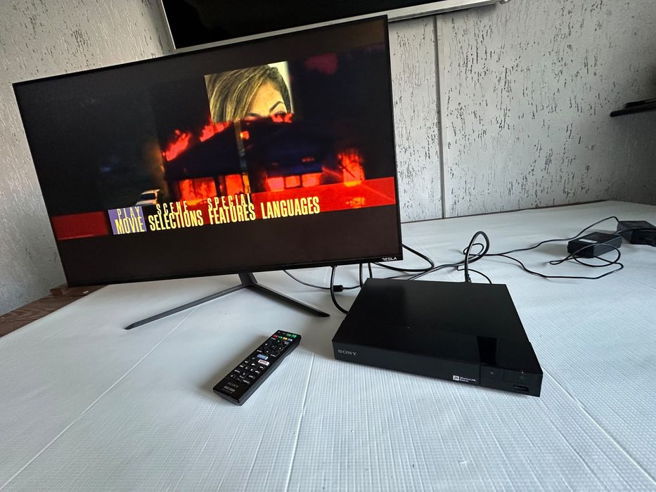 Blu ray player smart sony BDP -s3700 netflix youtube wireless si cadou blu-ray dvd