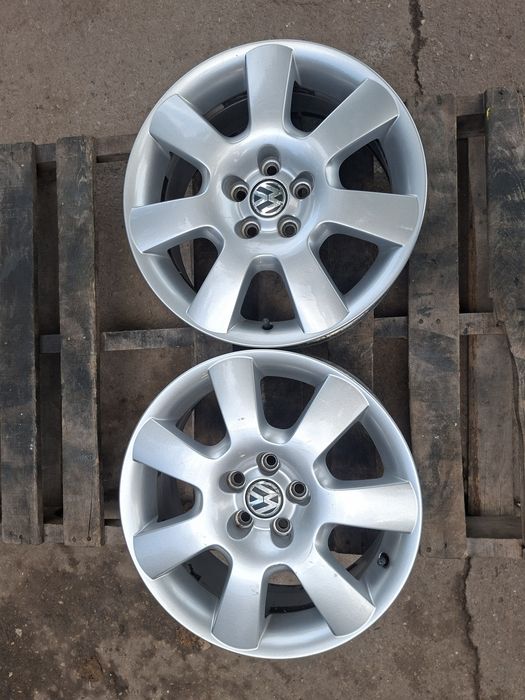 2броя 16" 5Х100мм Фолксваген, 5X100 VW ORIGINAL