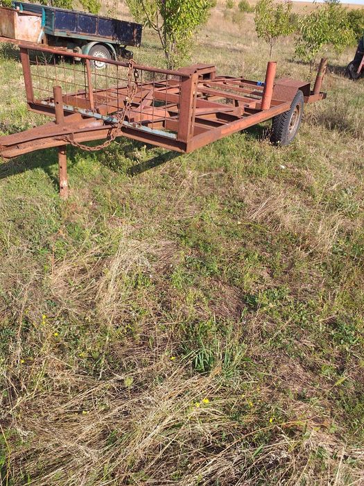 Remorca tramcar profile U 100mm roti 650 R16C Popesti • OLX.ro