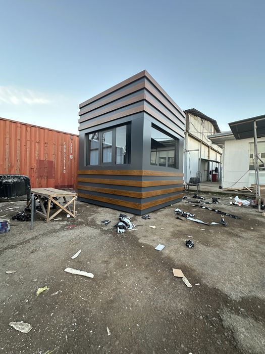 Будка из  металлоконструкции budka кпп butka