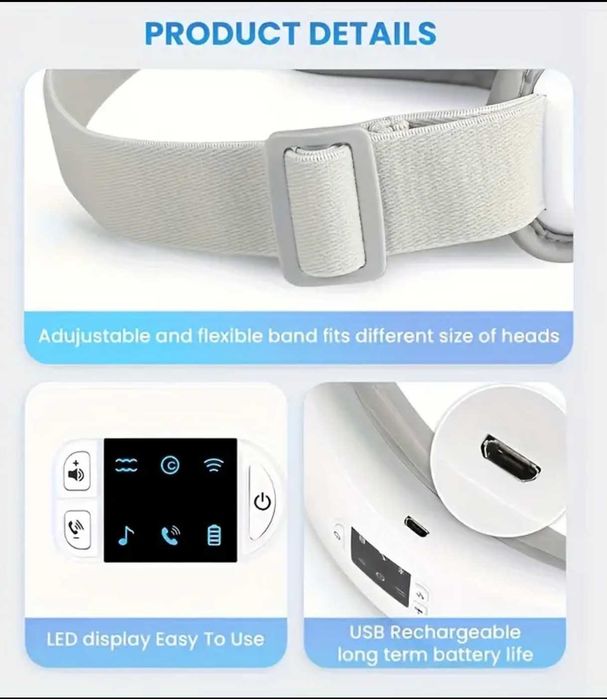 NVNV 4 D. Умный портативный массажёр для Глаз, Висков!