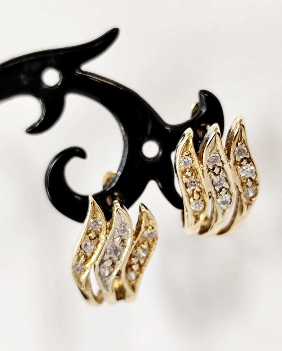 Cercei aur 14K, 3.88gr (AG35 B 34766.2) Garantie 2ani!