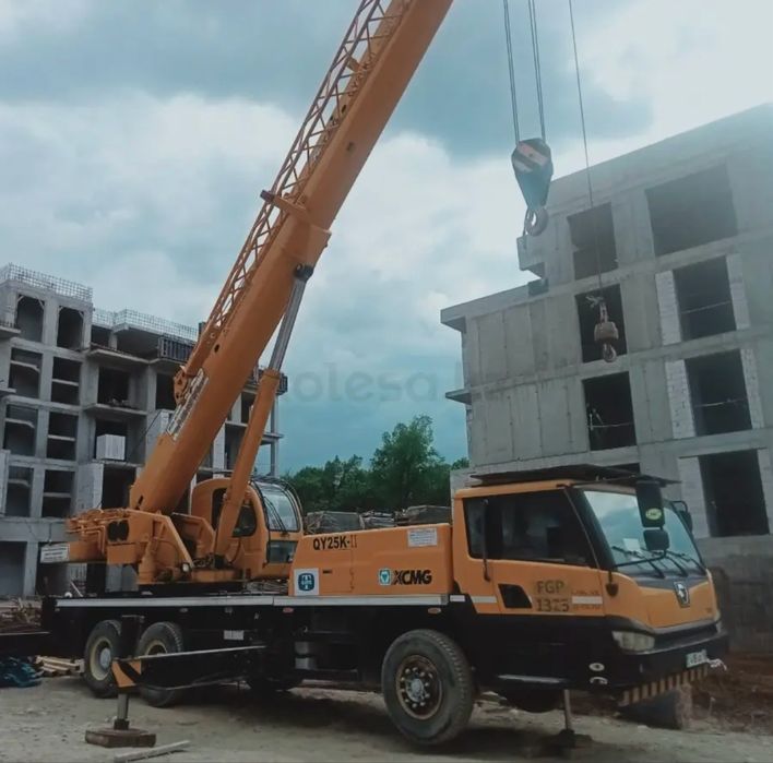 Услуги автокрана 25т 42м кран