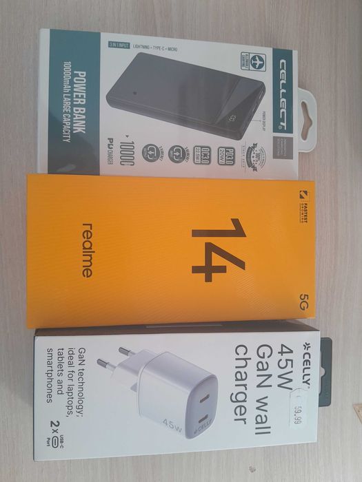 Продавам смартфон Realme 14 256 GB silver нов