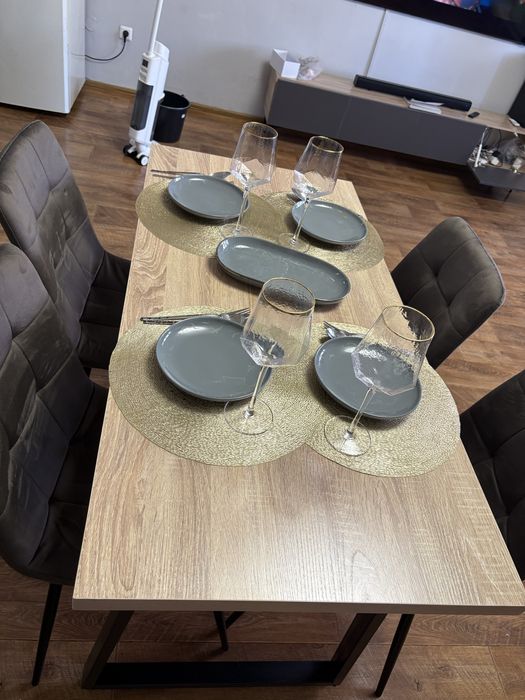 Стол лофт  — 4 стула