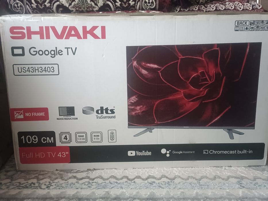 Телевизор SHIVAKI ва Haier иккаласи хам смарт тв 43 дйумли 1тадан колд