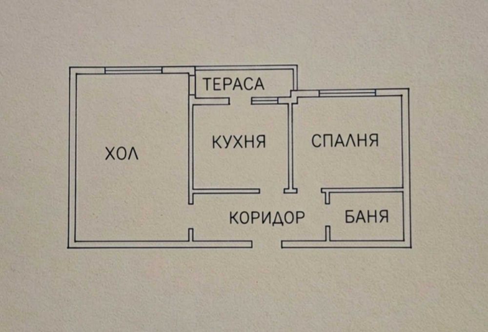 Двустаен апартамент, кв. Тракия