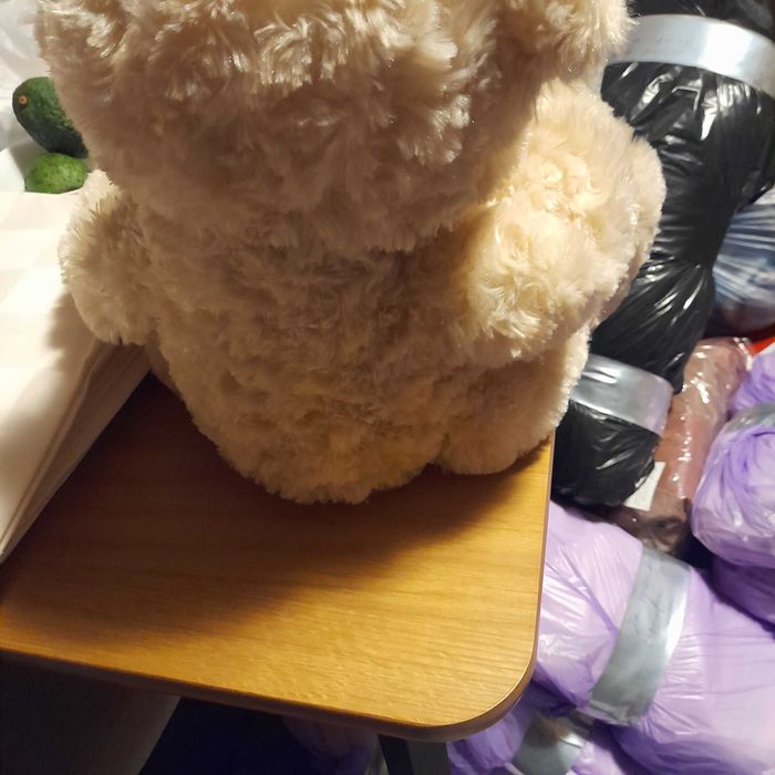 Плюшено мече със сърце