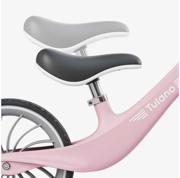 Bicicleta fara pedale pentru copii Tulano Route, ajustabila, roz