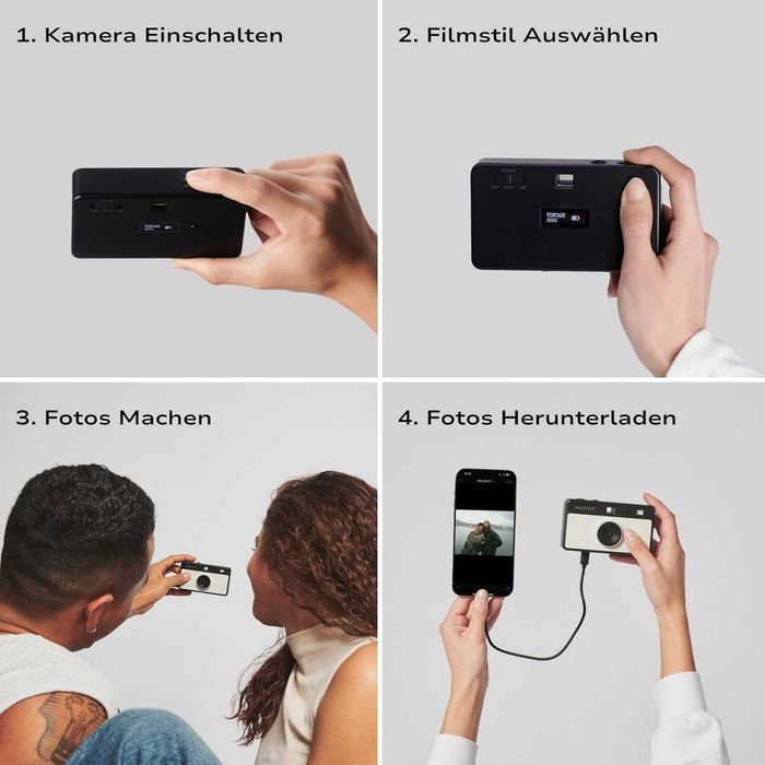 Дигитална ретро камера NUVINT 12MP (Нова)