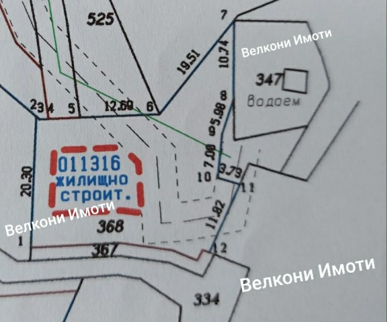 Продава се Парцел в с. Храбрино, Област Пловдив - 711 кв.м за 57 €/кв.м - Снимка #1