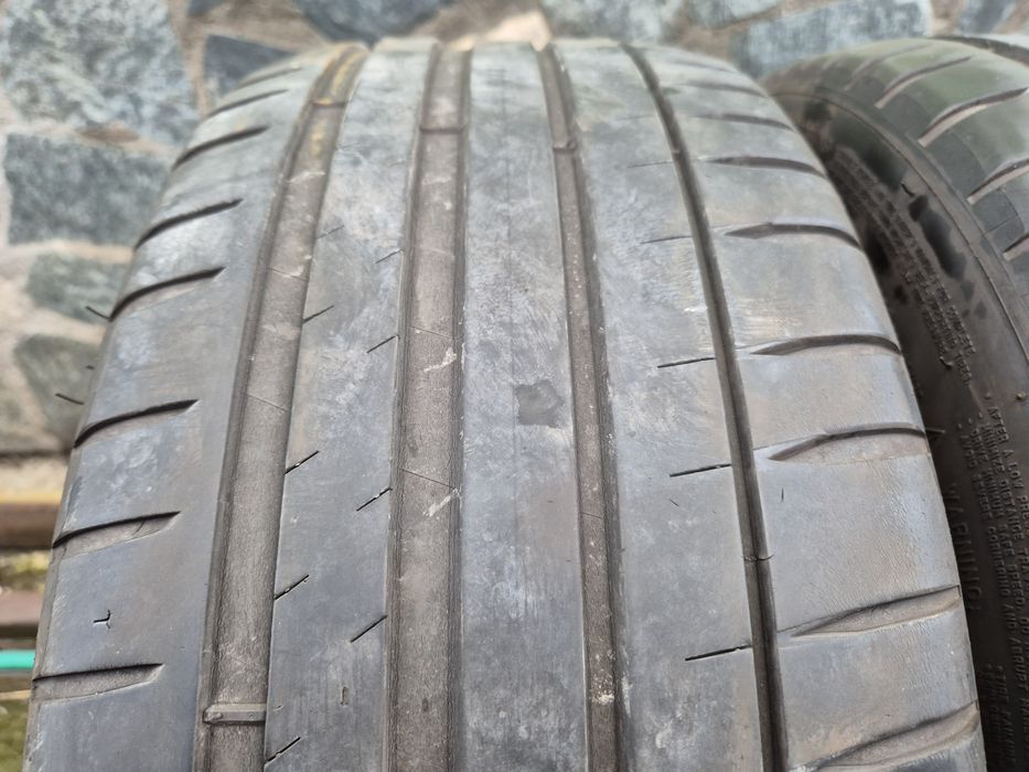 2бр летни гуми мишелин пилот спорт/ 225-45-17/ 2020г/ 4.3мм грайфер/