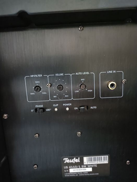Vând subwoofer Teufel US 4110/1 SW si linie Marantz cu boxe