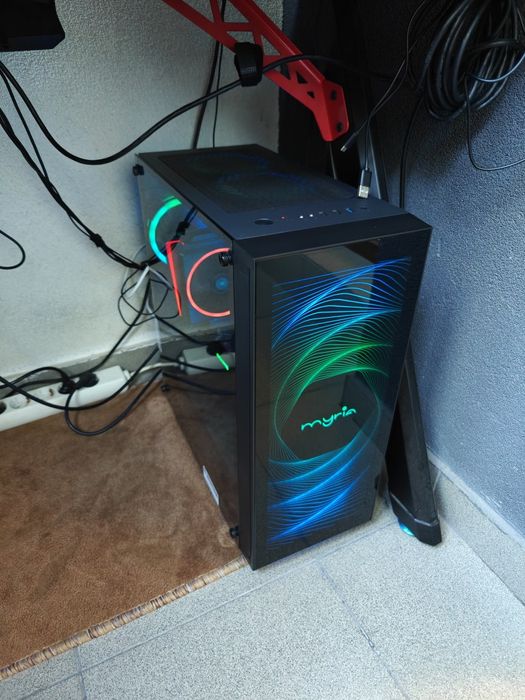 Setup Gaming Complet – PC + Monitor + Birou + Scaun + Periferice rtx 3060 ti , i5 10600k