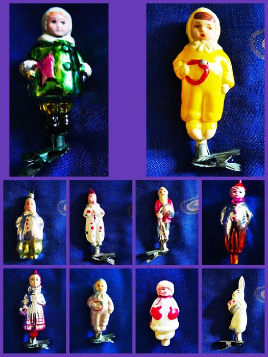 Елочные игрушки, стекло СССР, ГДР